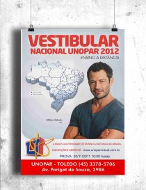 Cartaz Unopar Vestibular