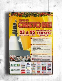 Cartaz Catedral Festa de Cristo Rei